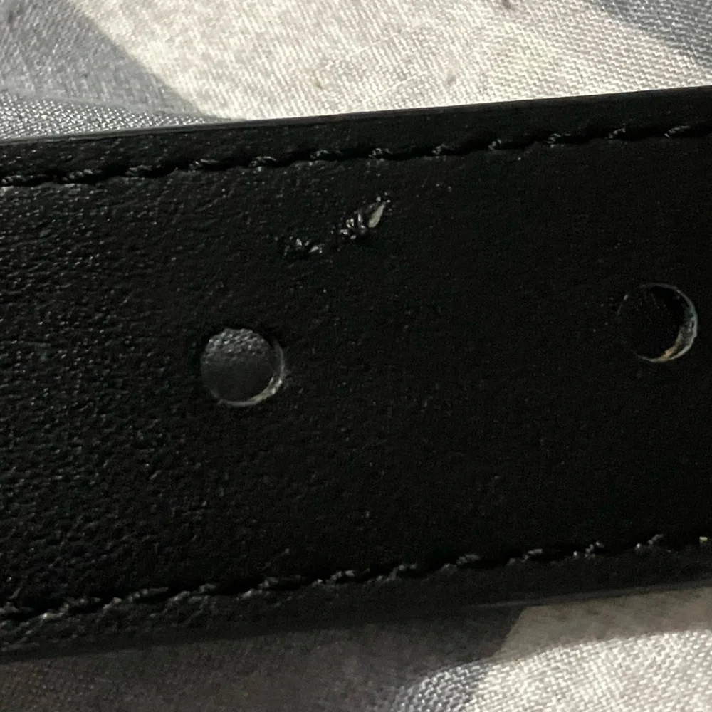 Reversible Brown/Black Leather Belt with Silver Buckle